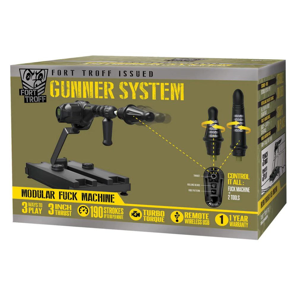 Doc Johnson Gunner System 3-in-1 Modular Fuck Machine Black - Obrázek 7