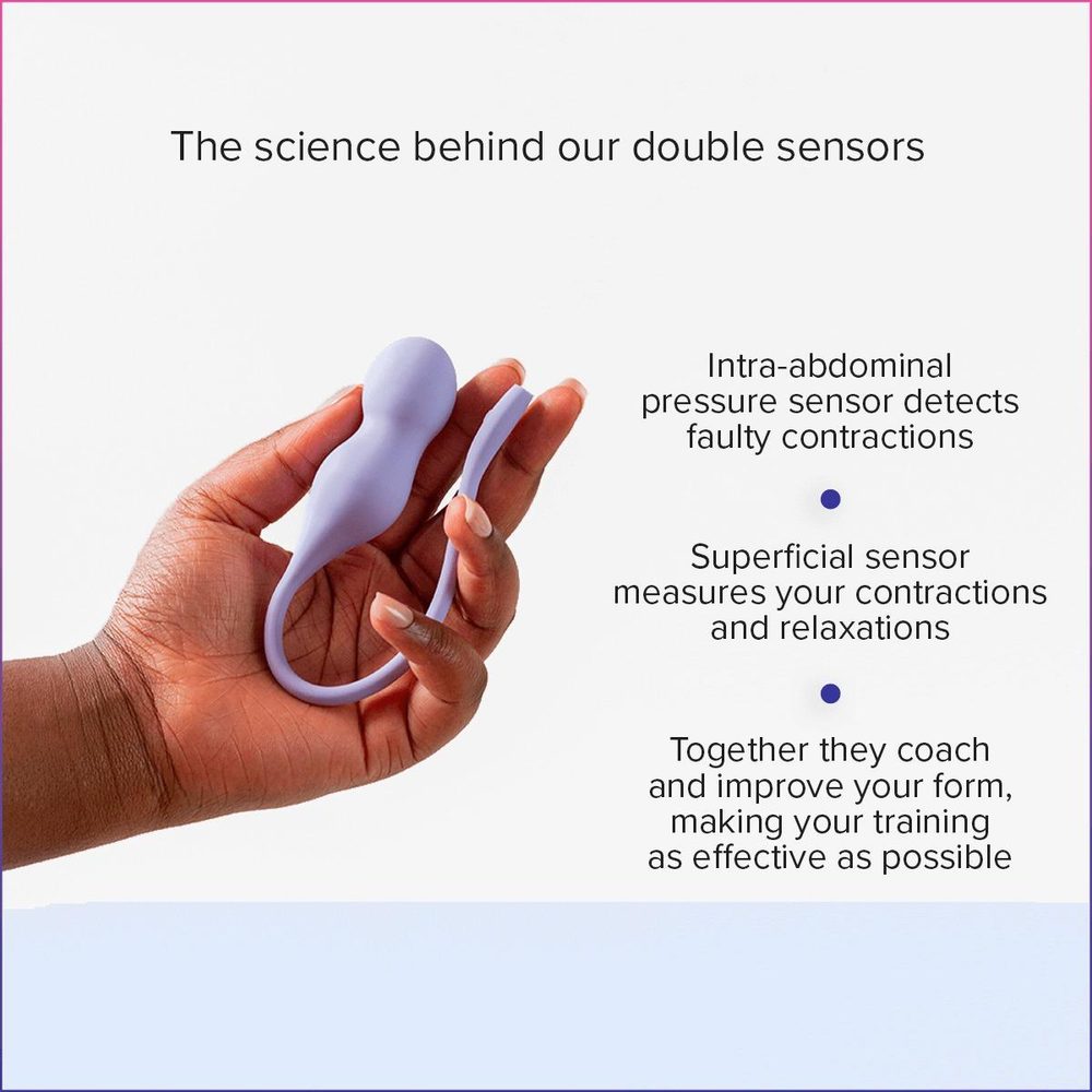Perifit Care+ Pelvic Floor Trainer App Controlled Lilac (obrázek 9)