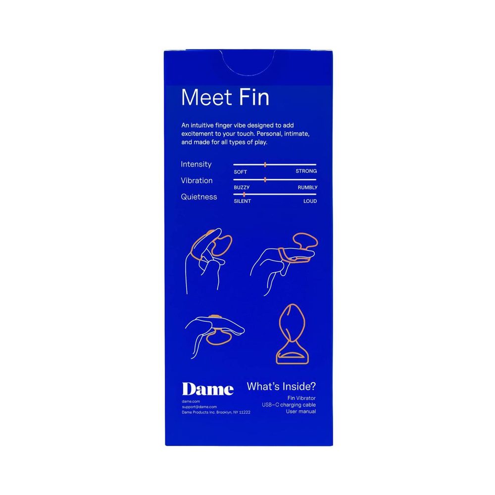 Dame Fin 2.0 Finger Vibrator Quartz - Obrázek 5