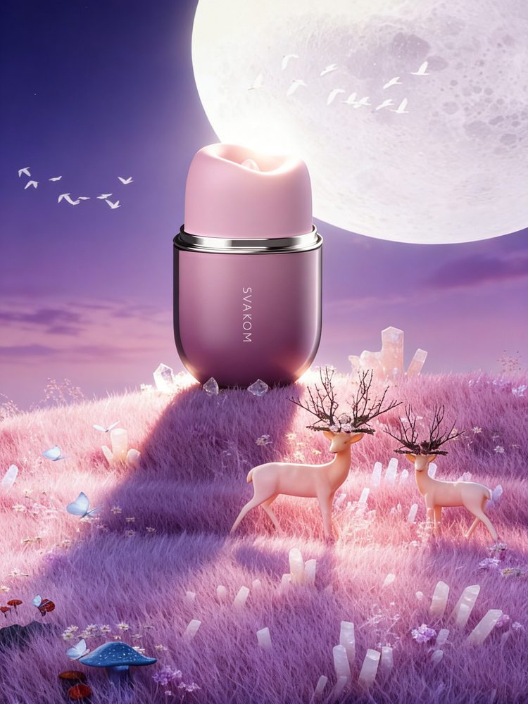 Svakom Klitty Dual Action Licking & Suction Stimulator Dusty Lavender (obrázek 20)