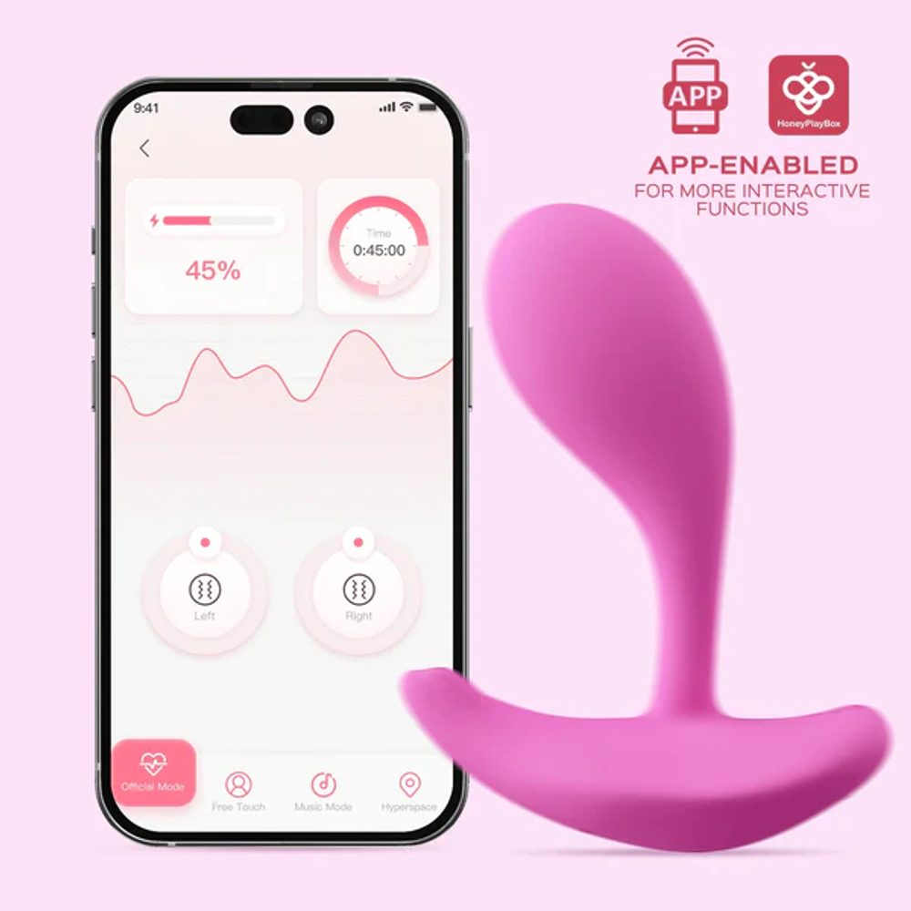 Honey Play Box OLY 2 Pressure Sensing APP enabled Wearable Clit & G Spot - Obrázek 7