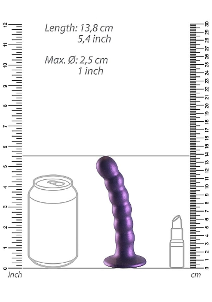 Ouch! Beaded Silicone G-Spot Dildo (obrázek 8)
