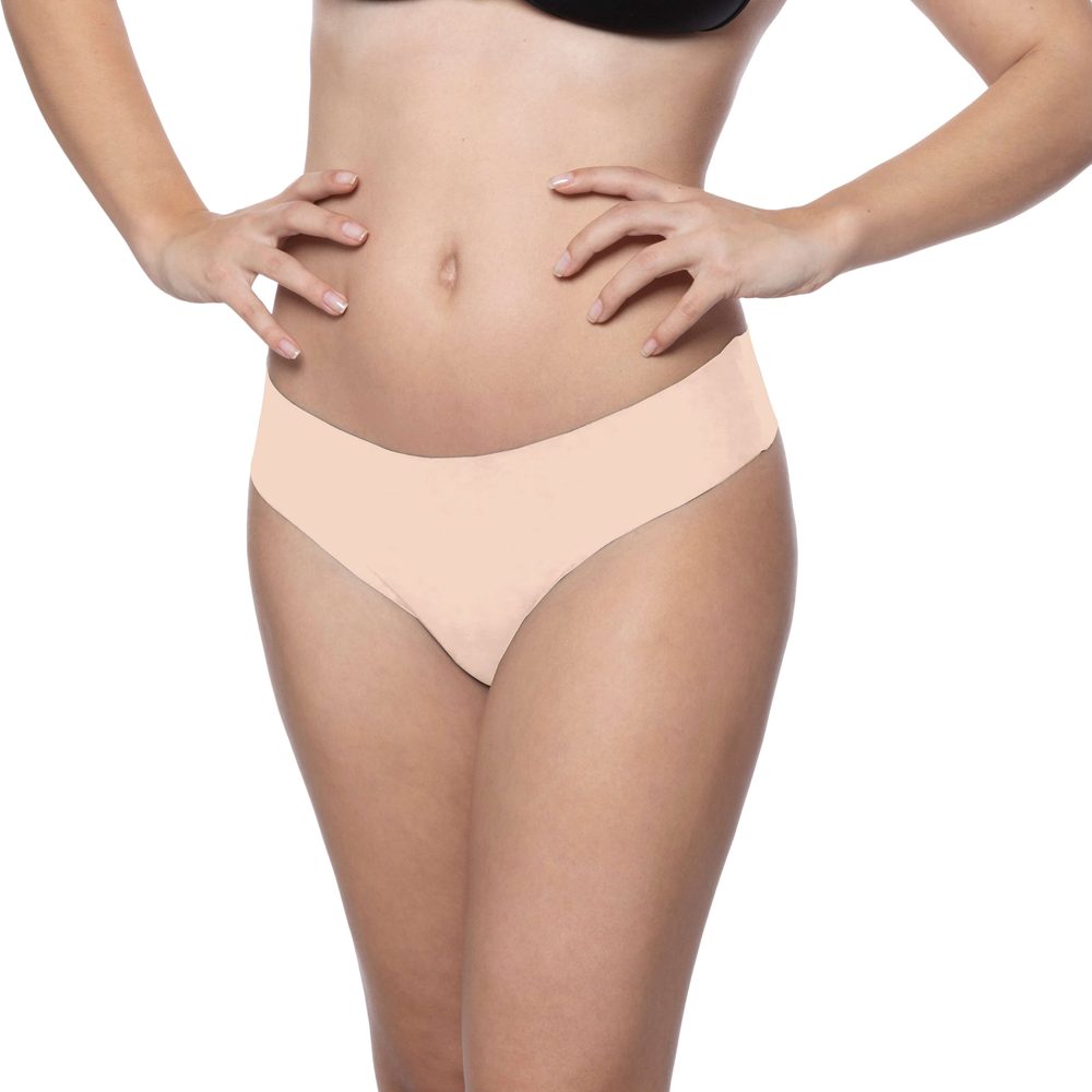 Bye Bra Invisible Thong (Nude & Black 2-Pack) - Obrázek 2