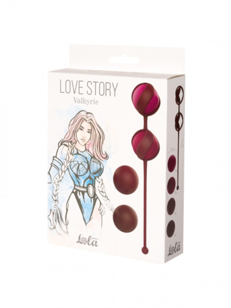 Lola Games Vaginal Balls Set Love Story Valkyrie Wine Red (obrázek 5)