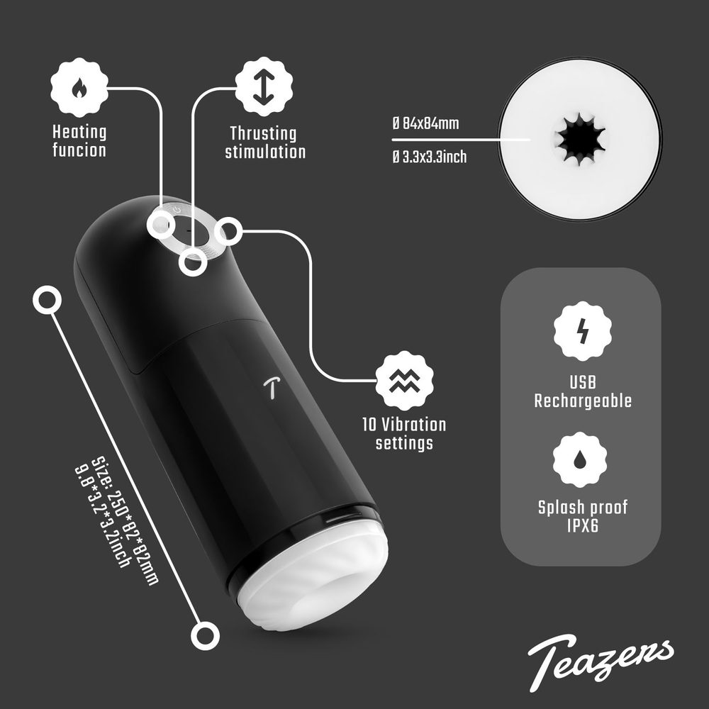 Teazers Automatic Masturbator with Triple Stimulation (obrázek 11)