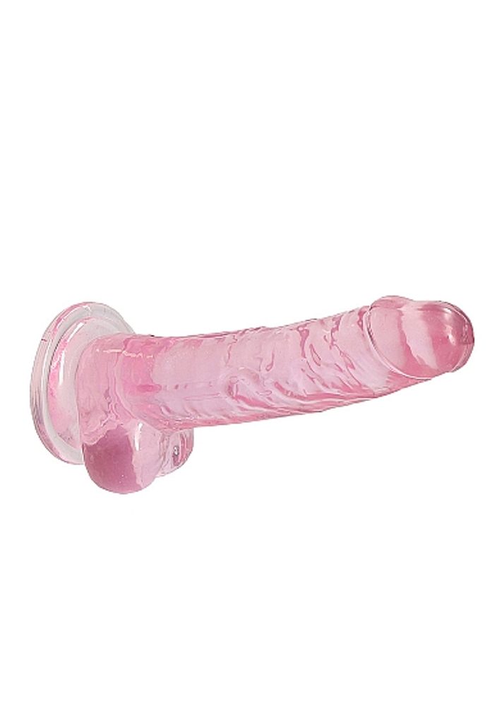 RealRock Realistic Dildo with Balls 17 cm Pink - Obrázek 6