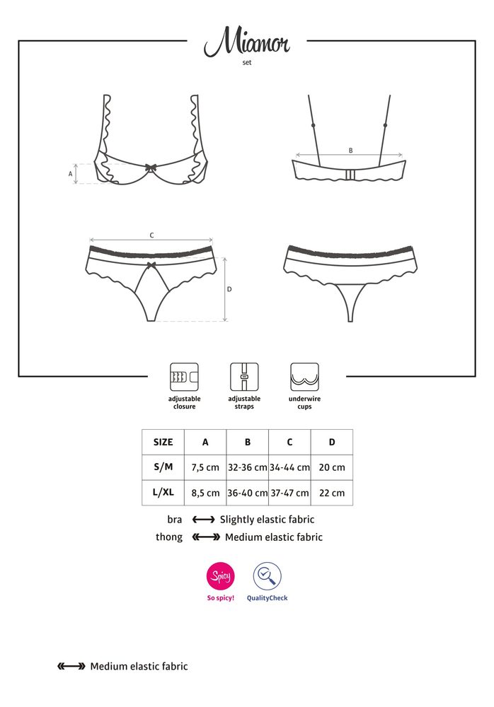 Set Obsessive Miamor set - Obrázek 5