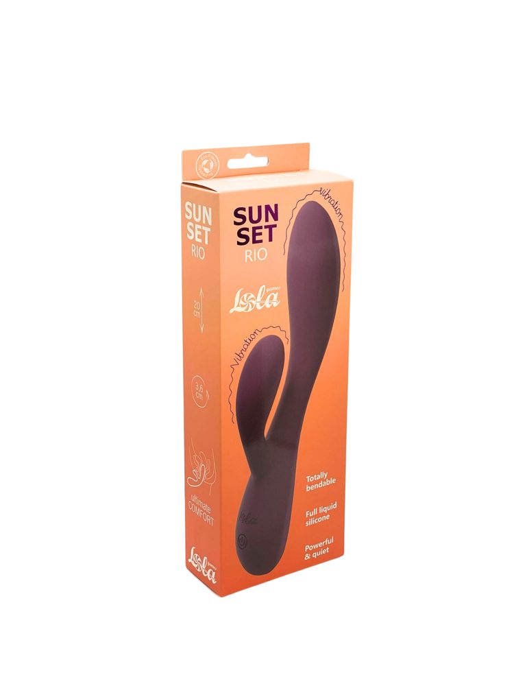 Lola Games Sunset Rio silikonový na bod G a klitoris 19,6 x 3,5 cm (obrázek 9)