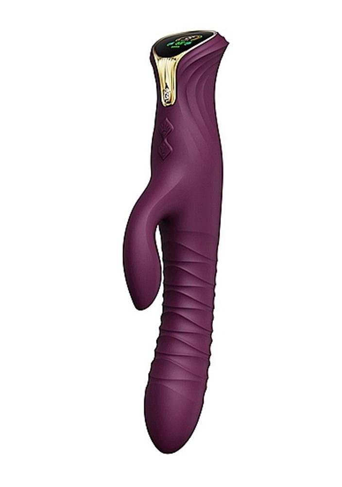 Zalo Mose Thrusting Rabbit Vibrator Purple - Obrázek 5