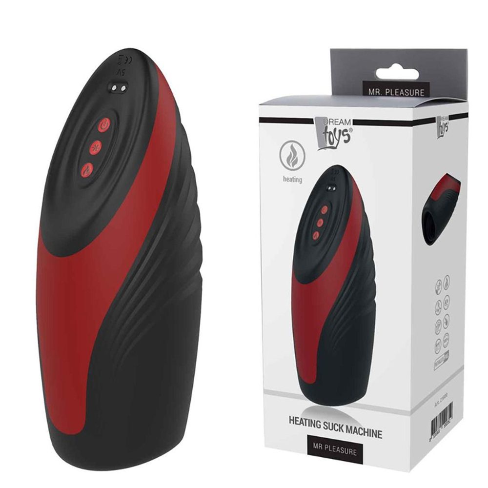 Dream Toys Mr Pleasure Heating Suck Machine vibrační masturbátor s vyhříváním a sáním (obrázek 10)