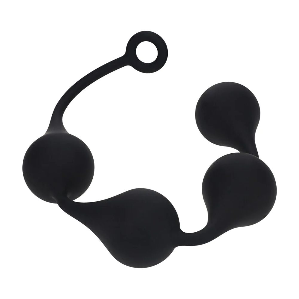 Levelz Silicone Waterdrop Anal Balls XXL 60mm Black - Obrázek 6
