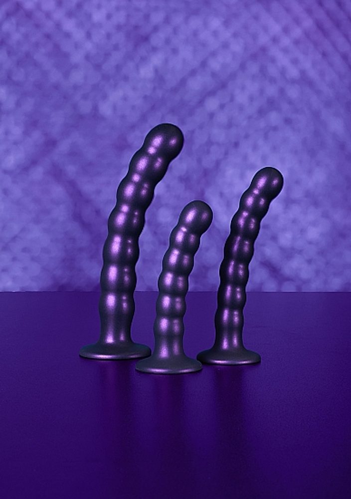 Ouch! Beaded Silicone G-Spot Dildo - Obrázek 3