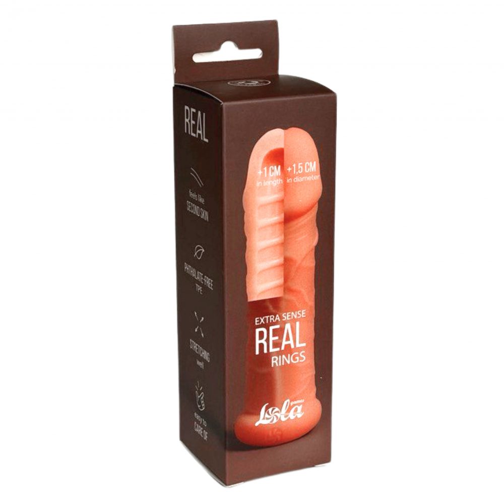 Extra Sense Real Rings Prodlužovací návlek na penis (obrázek 12)