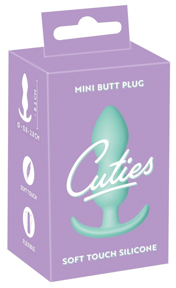Cuties Mini Butt Plug Green (obrázek 8)