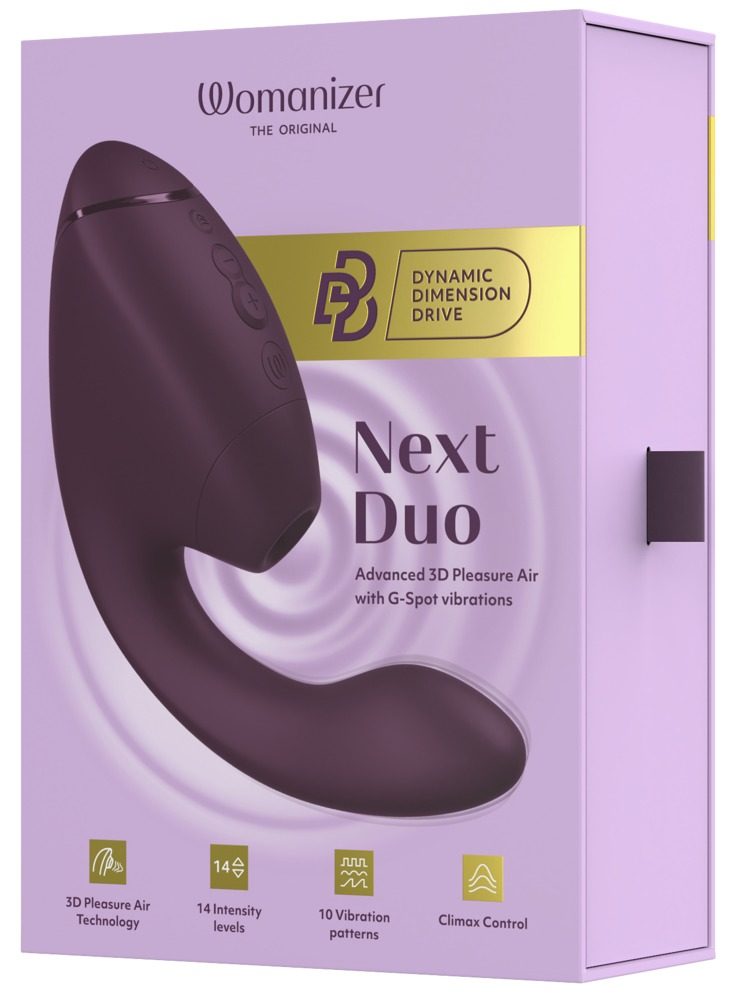 Womanizer Next Duo - 2v1 G-bod vibrátor (fialový) (obrázek 20)