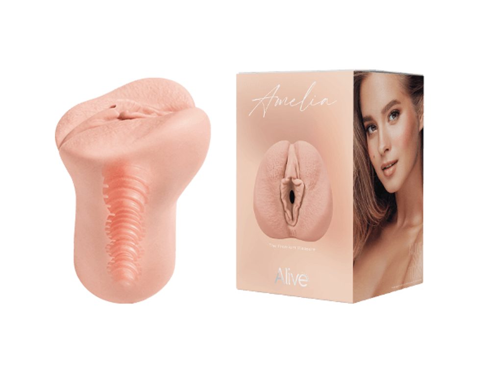 Alive Amelia Super Realistic Masturbator Flesh - Obrázek 7