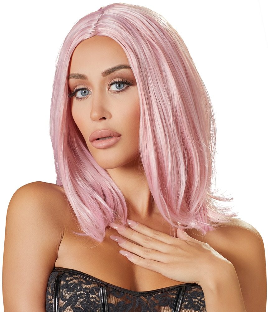 Cottelli Wig Bob Pink - paruka pro ženy