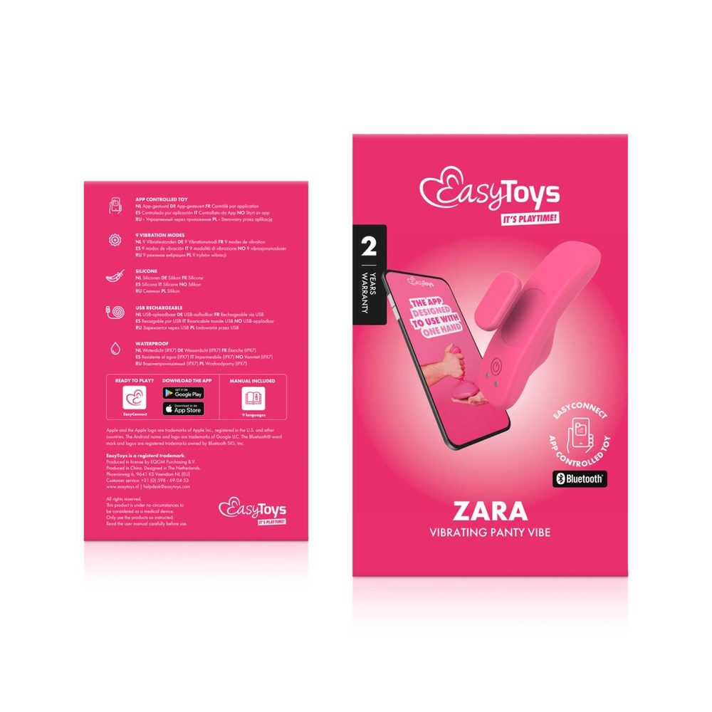EasyConnect Panty Zara App Controlled Pink (obrázek 13)