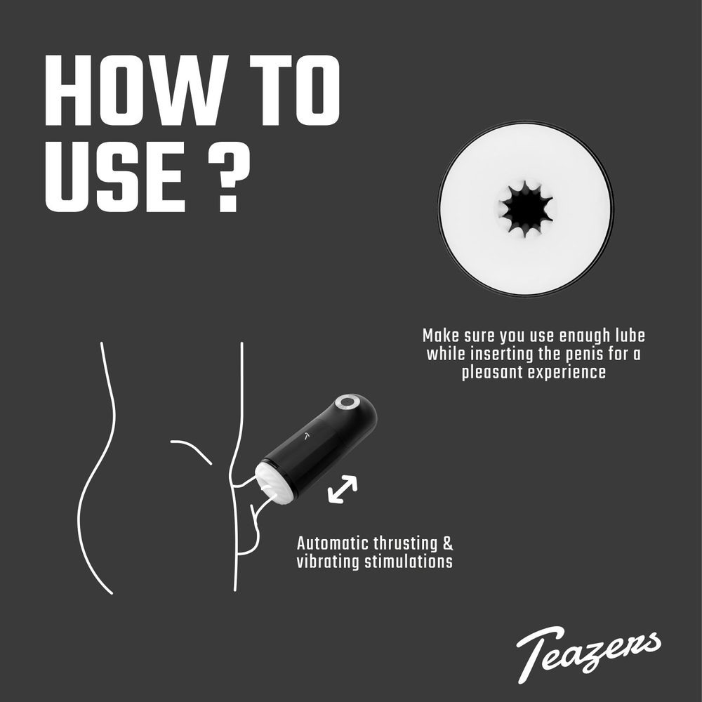Teazers Automatic Masturbator with Triple Stimulation (obrázek 9)