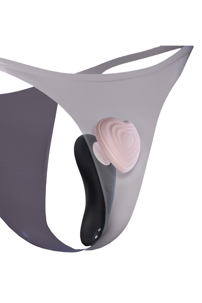 Blush Temptasia Heartbeat Panty Vibe with Remote Black-Pink (obrázek 17)