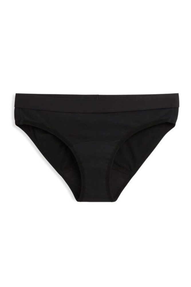 MyFemini Menstruační kalhotky klasické bambusové, střední menstruace (černé) - Obrázek 2