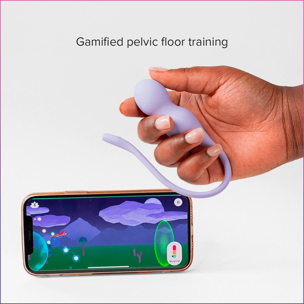 Perifit Care+ Pelvic Floor Trainer App Controlled Lilac - Obrázek 3