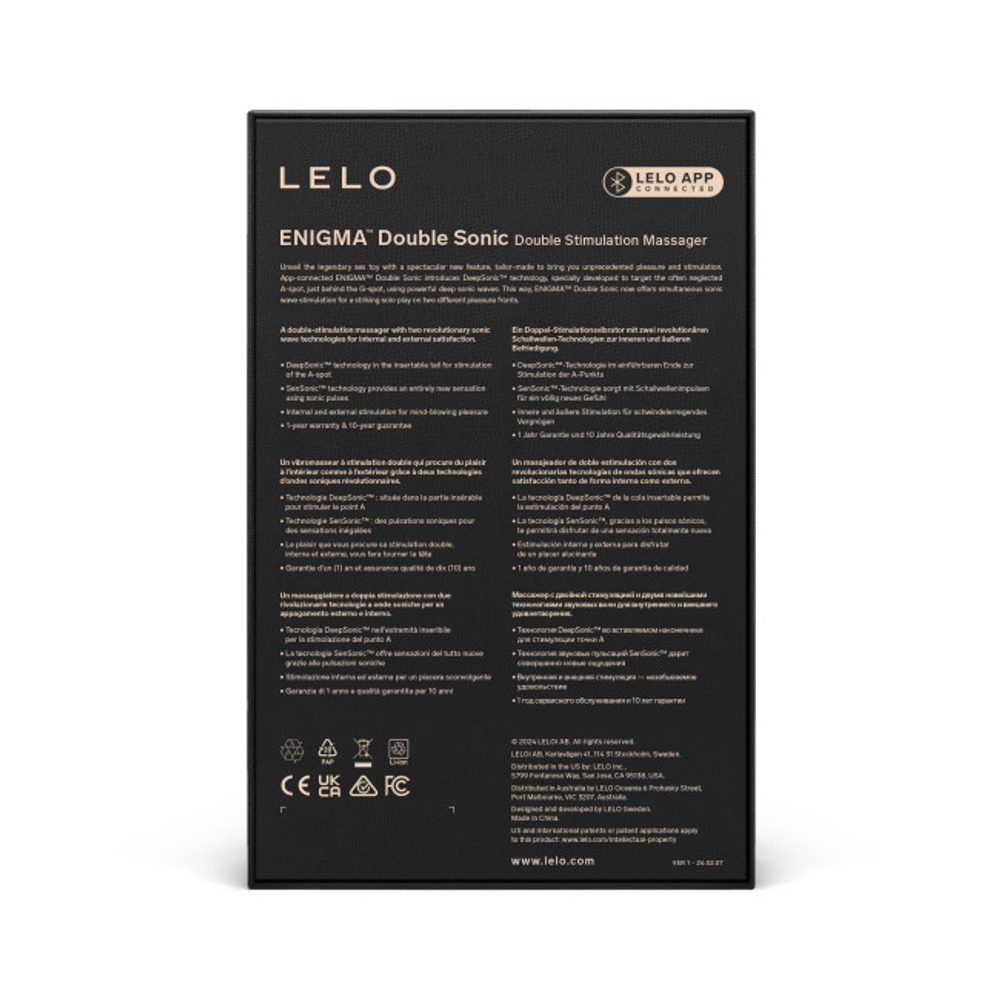 LELO Enigma Double Sonic Cyber Purple (obrázek 5)