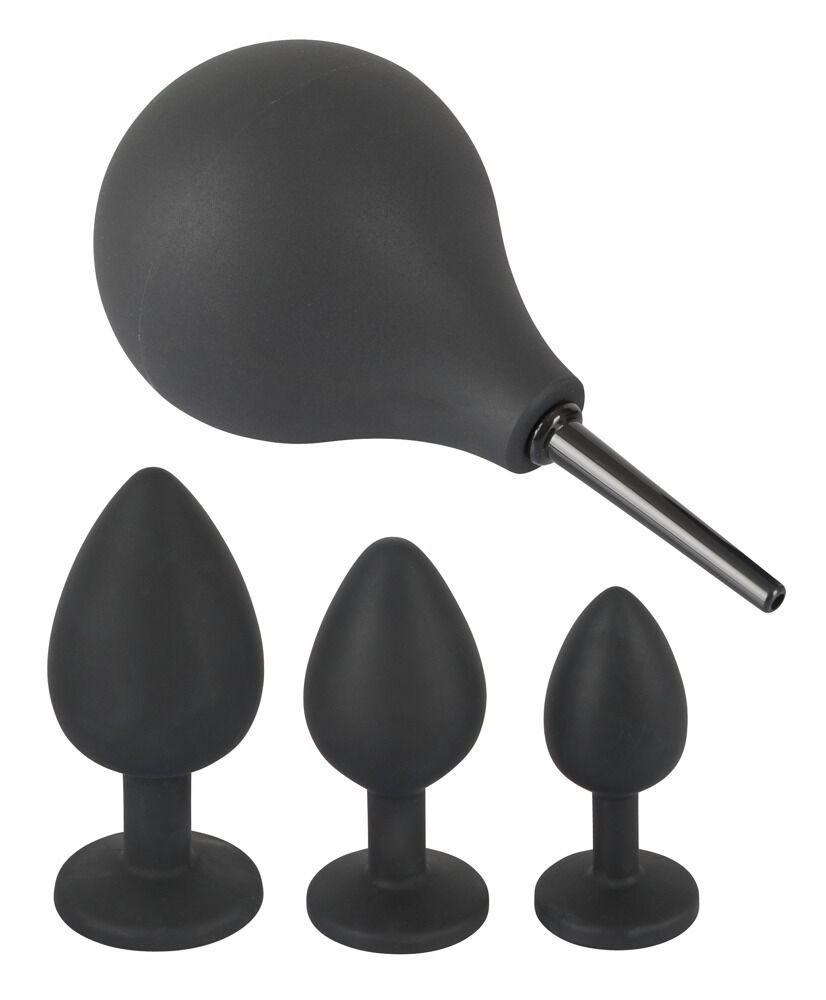 Black Velvets Anal Kit Silicone Douche - Obrázek 3
