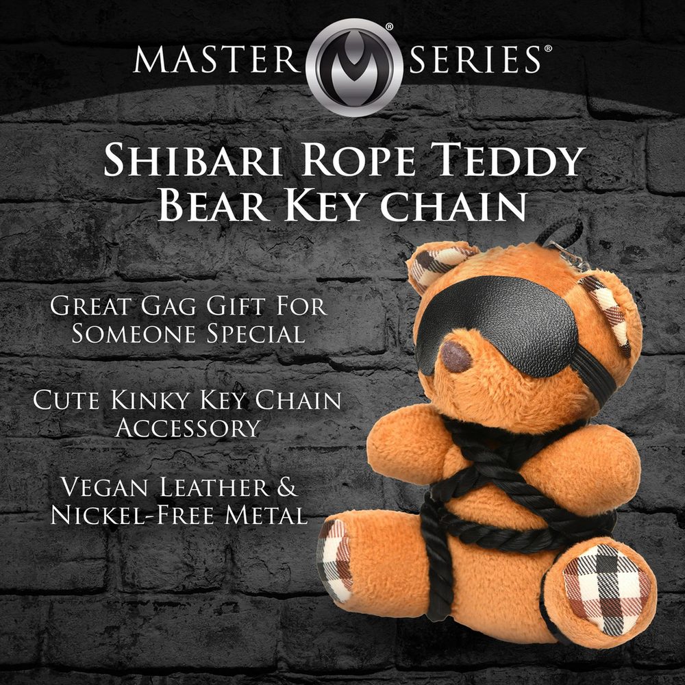 Master Series Rope Teddy Bear Keychain - Obrázek 5