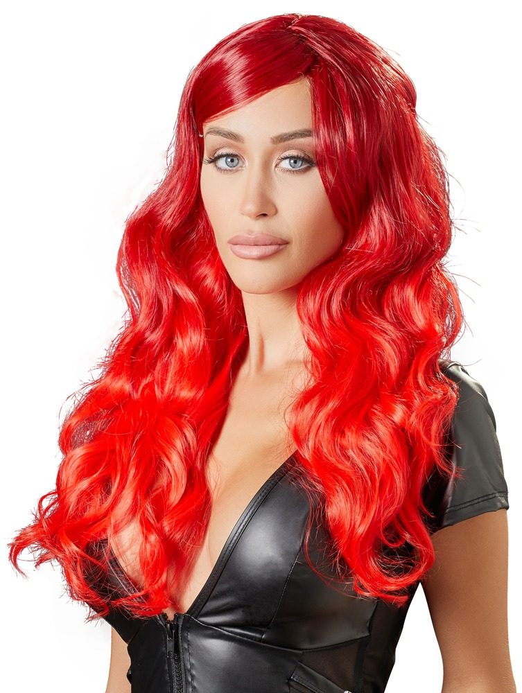 Cottelli Wig Wavy Long Red - Obrázek 2