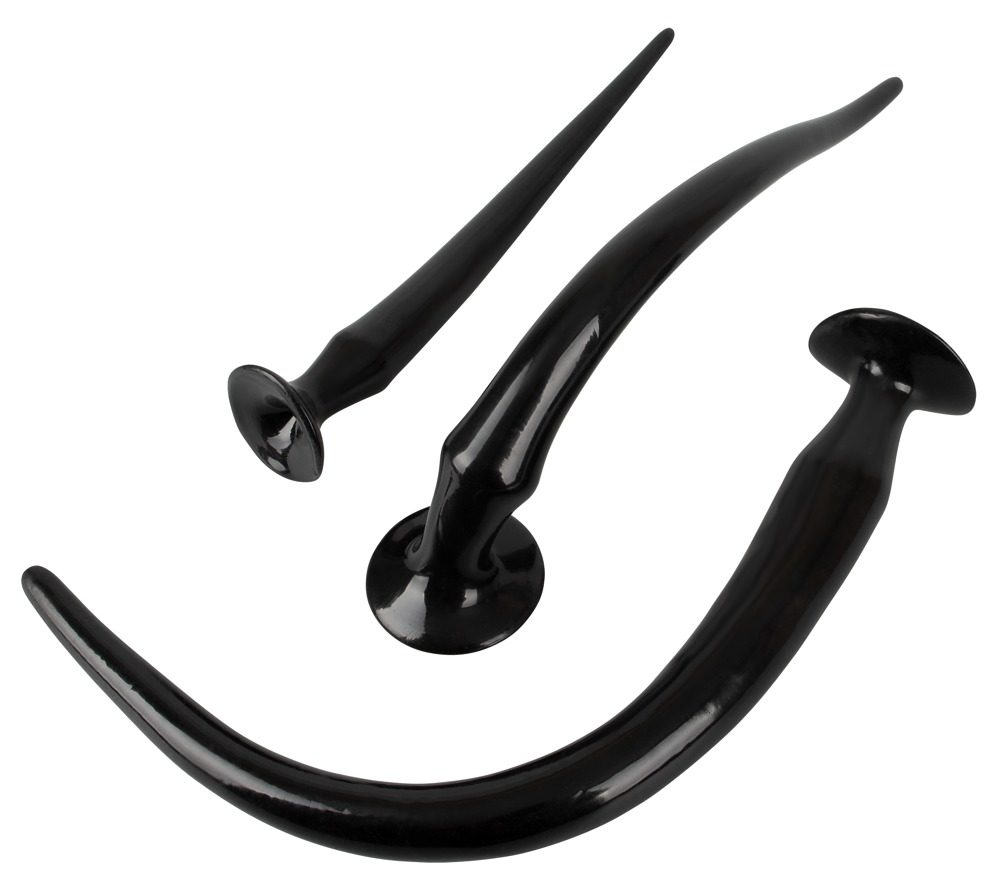 You2Toys Super Long Flexible Butt Plug Set Black - Obrázek 7
