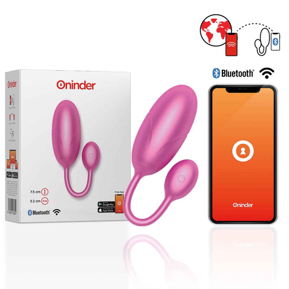 Oninder Tokyo Vibrating Egg Pink - Obrázek 7