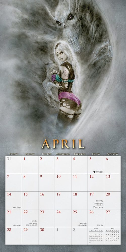 FANTASY ART OF ROYO - 2019 CALENDAR - Obrázek 3