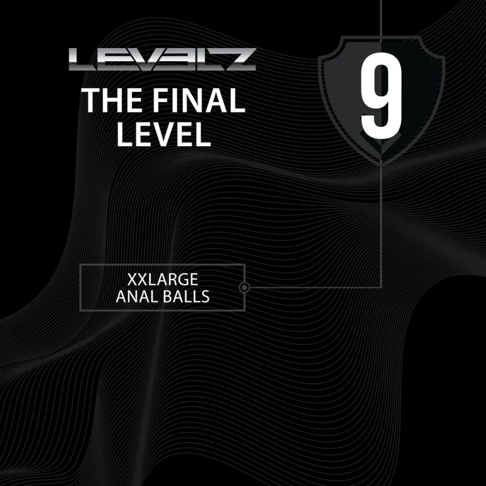 Levelz Silicone Waterdrop Anal Balls XXL 60mm Black - Obrázek 5