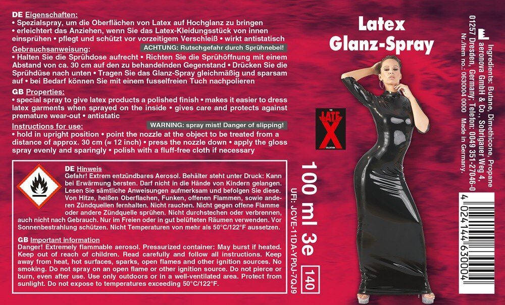 LateX Ošetřující prostředek LATEX GLANZ SPREJ 100ml - Obrázek 4