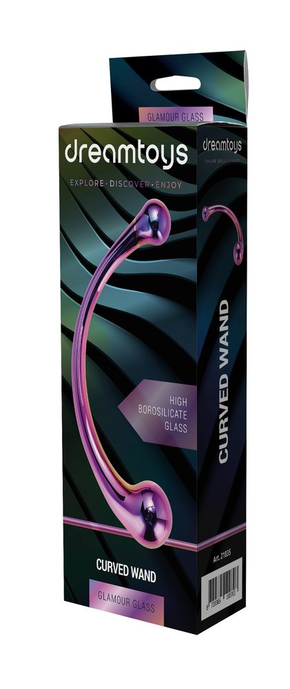 Dream Toys Glamour Glass Curved Wand (obrázek 4)