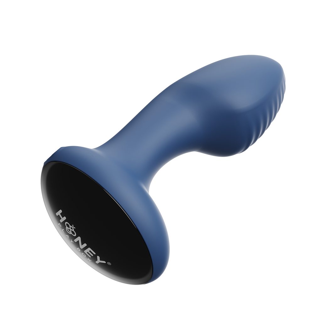 HoneyPlayBox Frenzy Pressure Sensing App-Controlled Rotating Butt Plug Blue - Obrázek 6