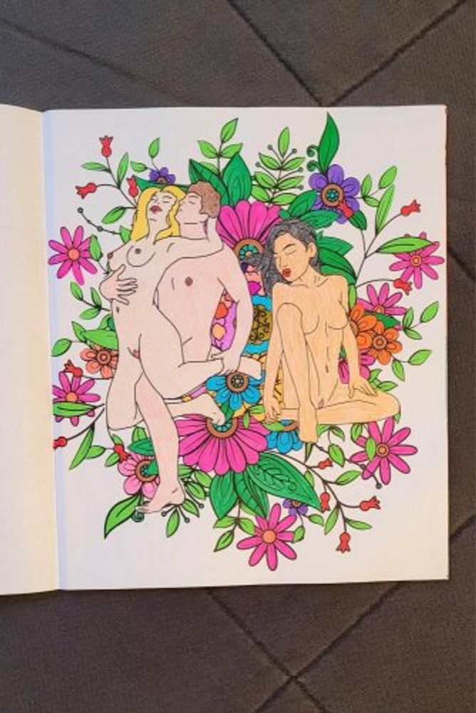 Omalovánky pro dospělé – Kamasutra omilovánky (obrázek 7)