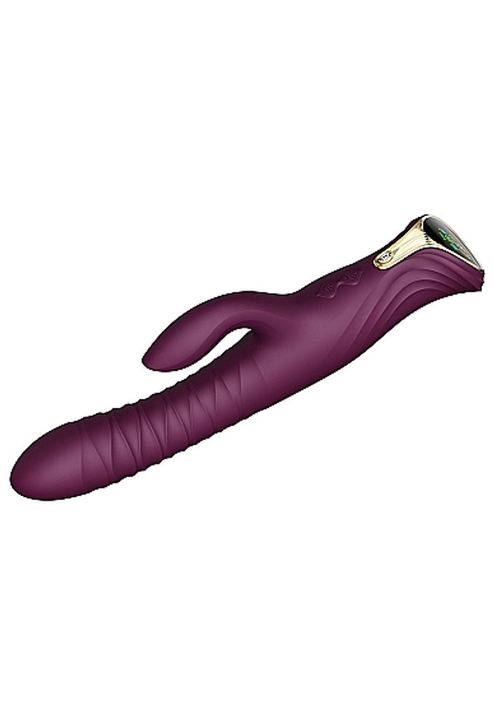 Zalo Mose Thrusting Rabbit Vibrator Purple (obrázek 10)