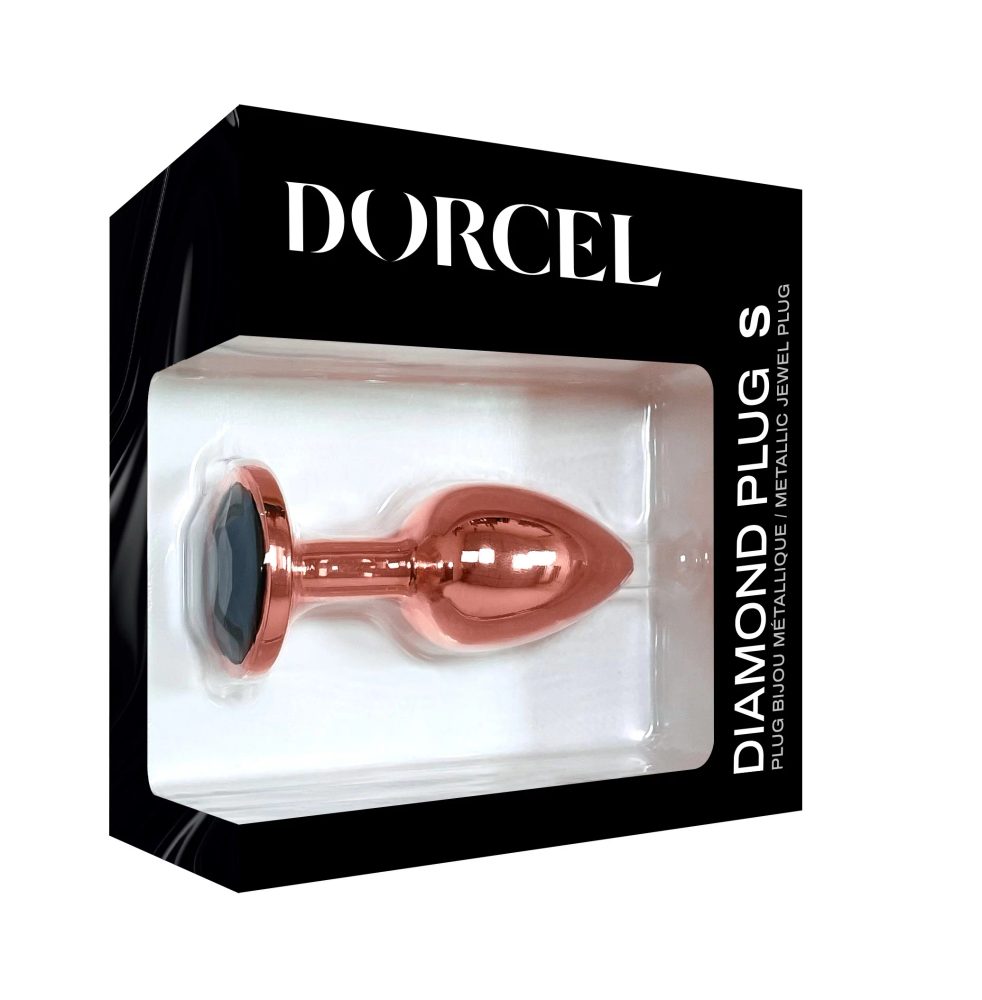 Dorcel Diamond Plug S - malý anální šperk z růžového zlata - Obrázek 7