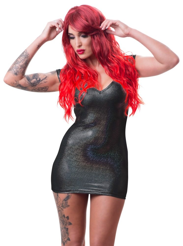 Cottelli Wig Wavy Long Red - Obrázek 3