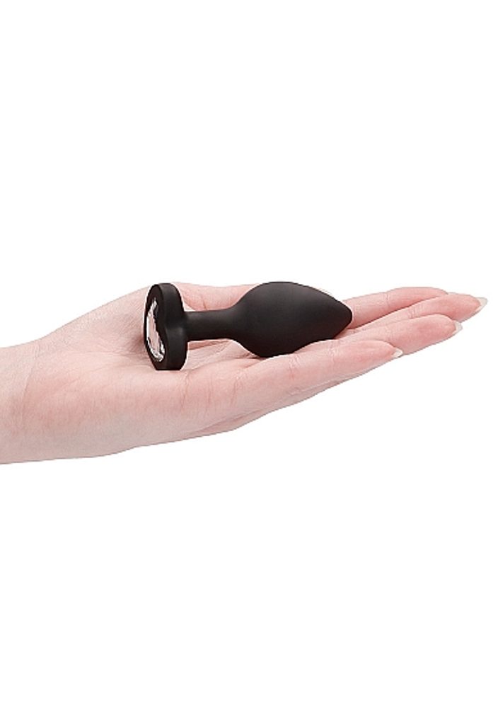 Ouch! Regular Diamond Butt Plug Black - Obrázek 7