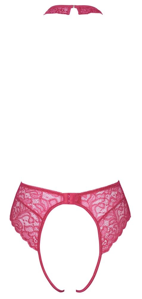 Cottelli Crotchless Lace Body 2643537 Pink - Obrázek 7