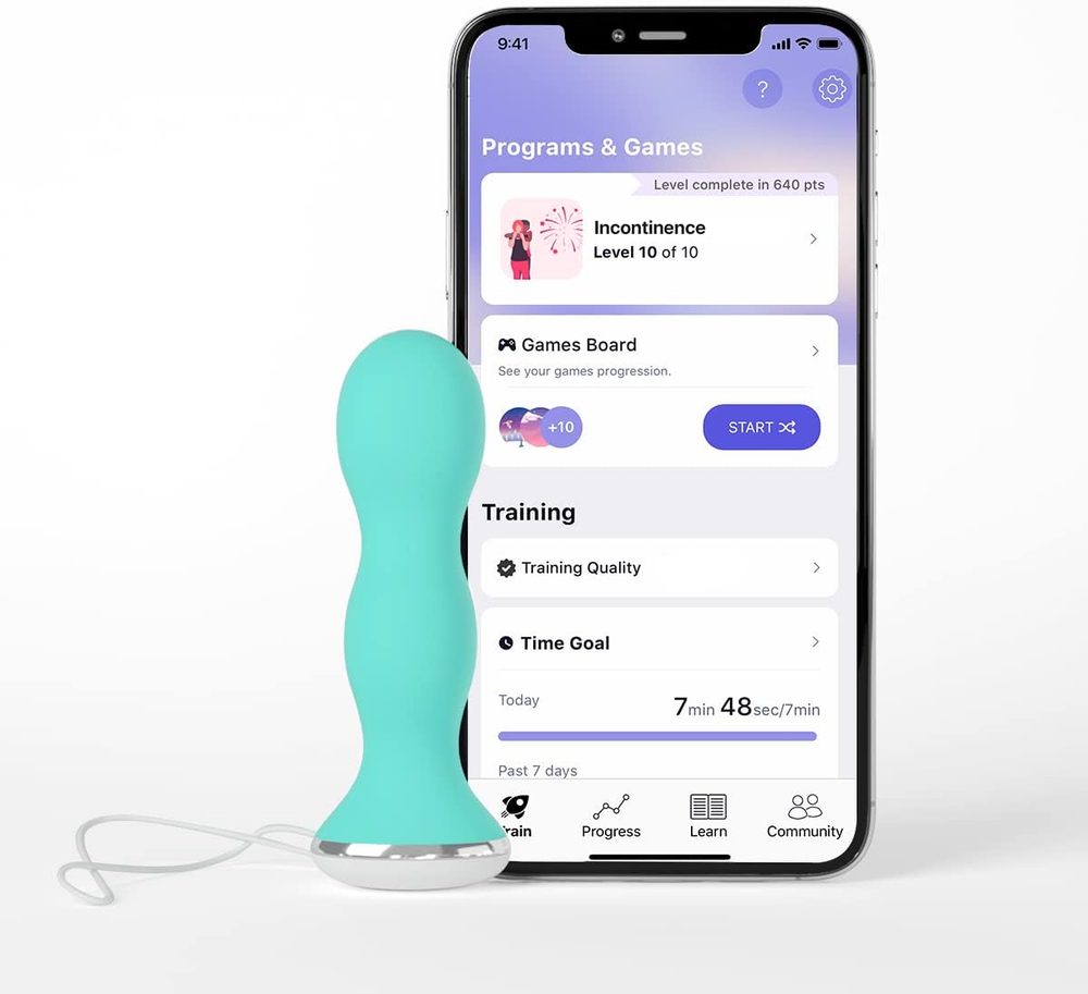 Vaginální trenažér PERIFIT KEGEL EXERCISER WITH APP zelená (obrázek 12)