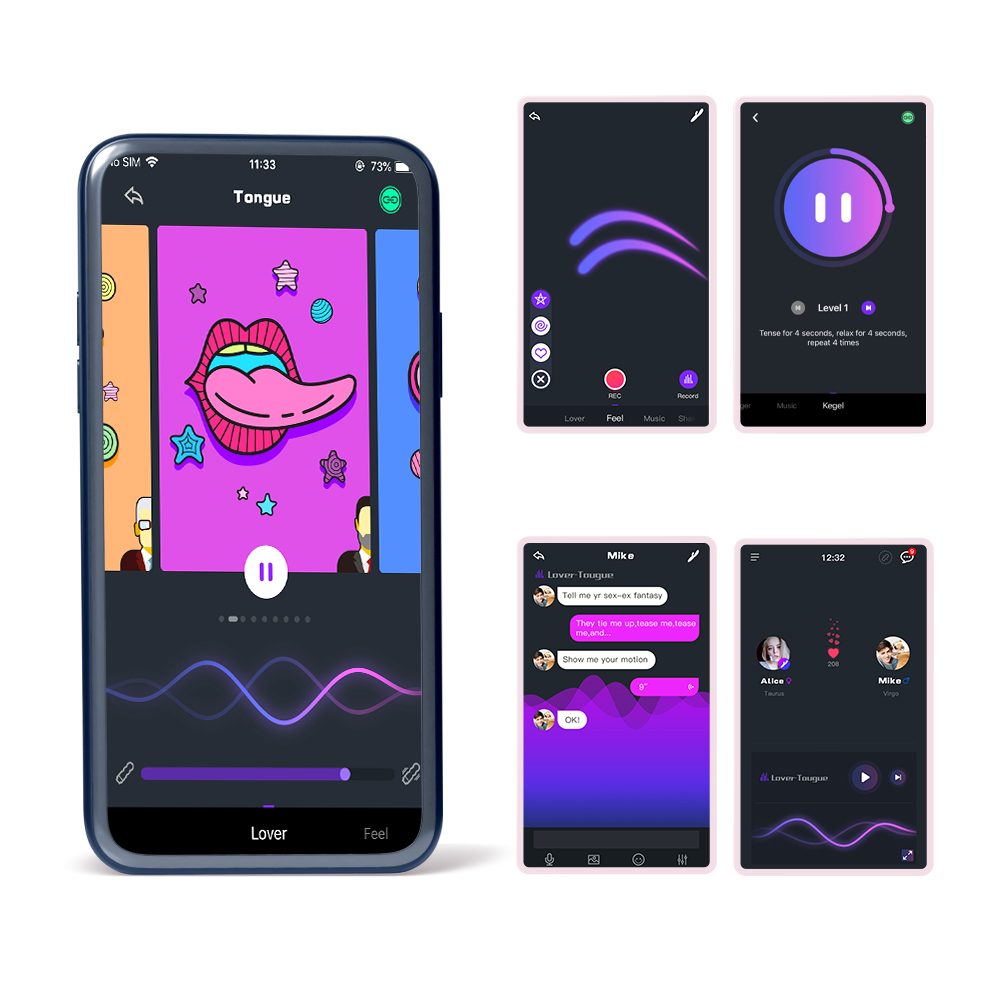 Magic Motion CRYSTAL DUO APP Sada pro posílení pánevního dna zelená - Obrázek 7