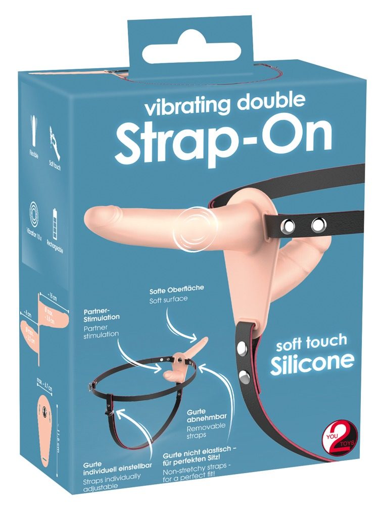 You2Toys Vibrating Double Strap-On (obrázek 8)
