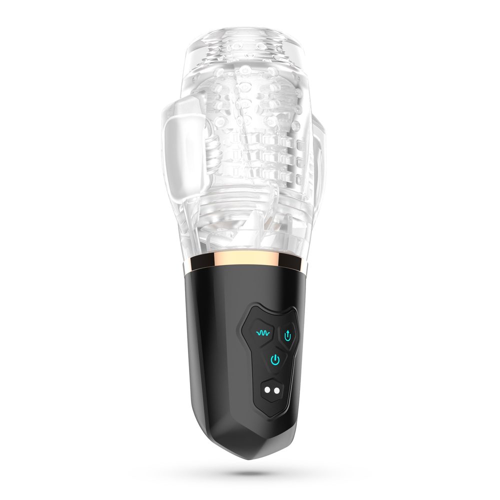 Levně Crushious quasar rechargeable masturbator with suction
