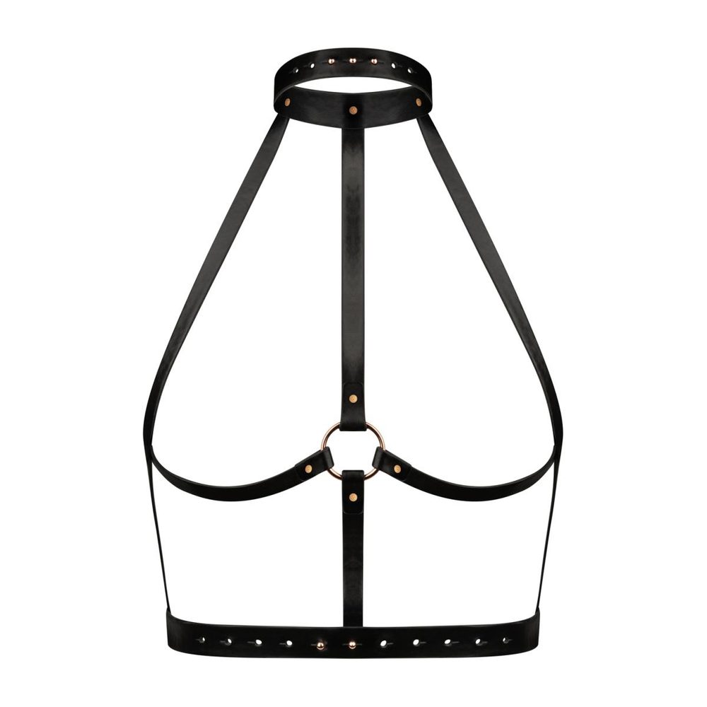 Rosy Gold postroj na tělo černá růžové zlato