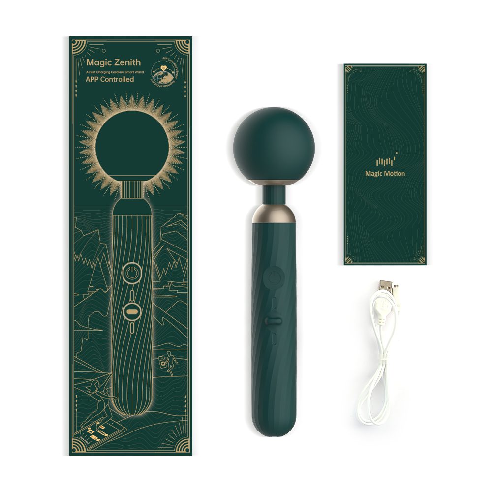Magic Motion Zenith App Controlled Cordless Smart Wand Green - Obrázek 3
