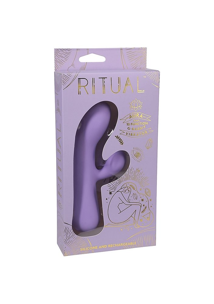 Aura - Rechargeable Silicone Rabbit Vibe - Obrázek 3